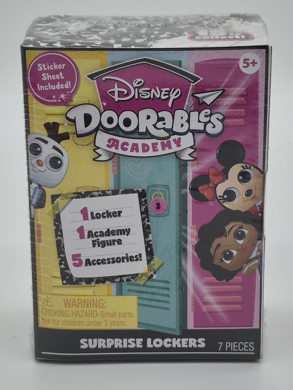 ✨ Disney Doorables Academy Locker Mystery Toy NWT Sealed